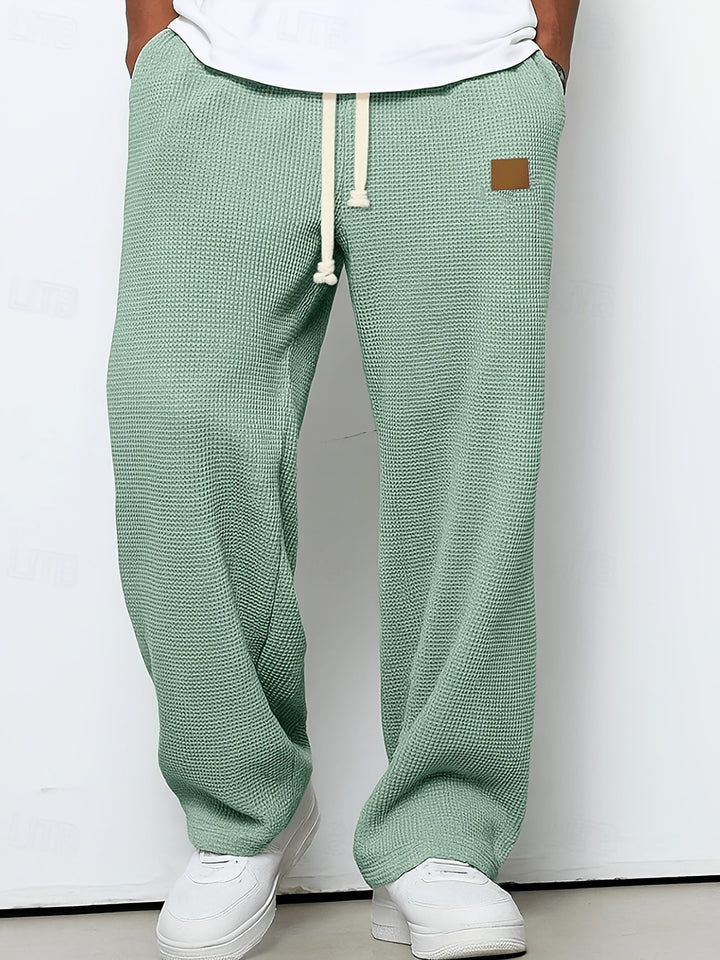 Bryce Relaxed Textured Pants, view 5 - Elena Harper
