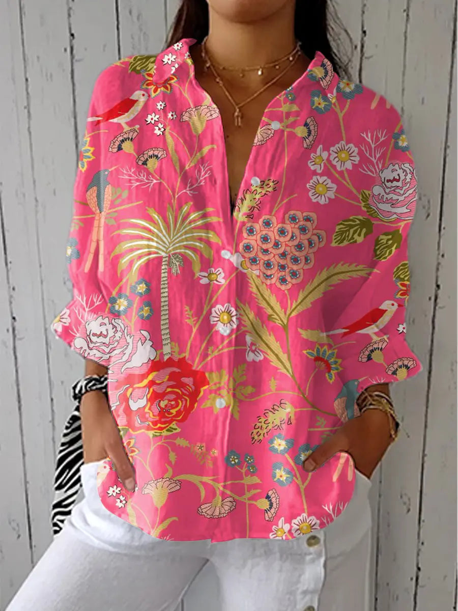 C&M® | Tropical Blossom Blouse