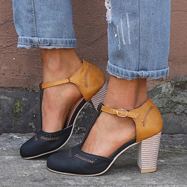 Clara | Classic and Comfortable Mary Jane Shoes with Block Heel