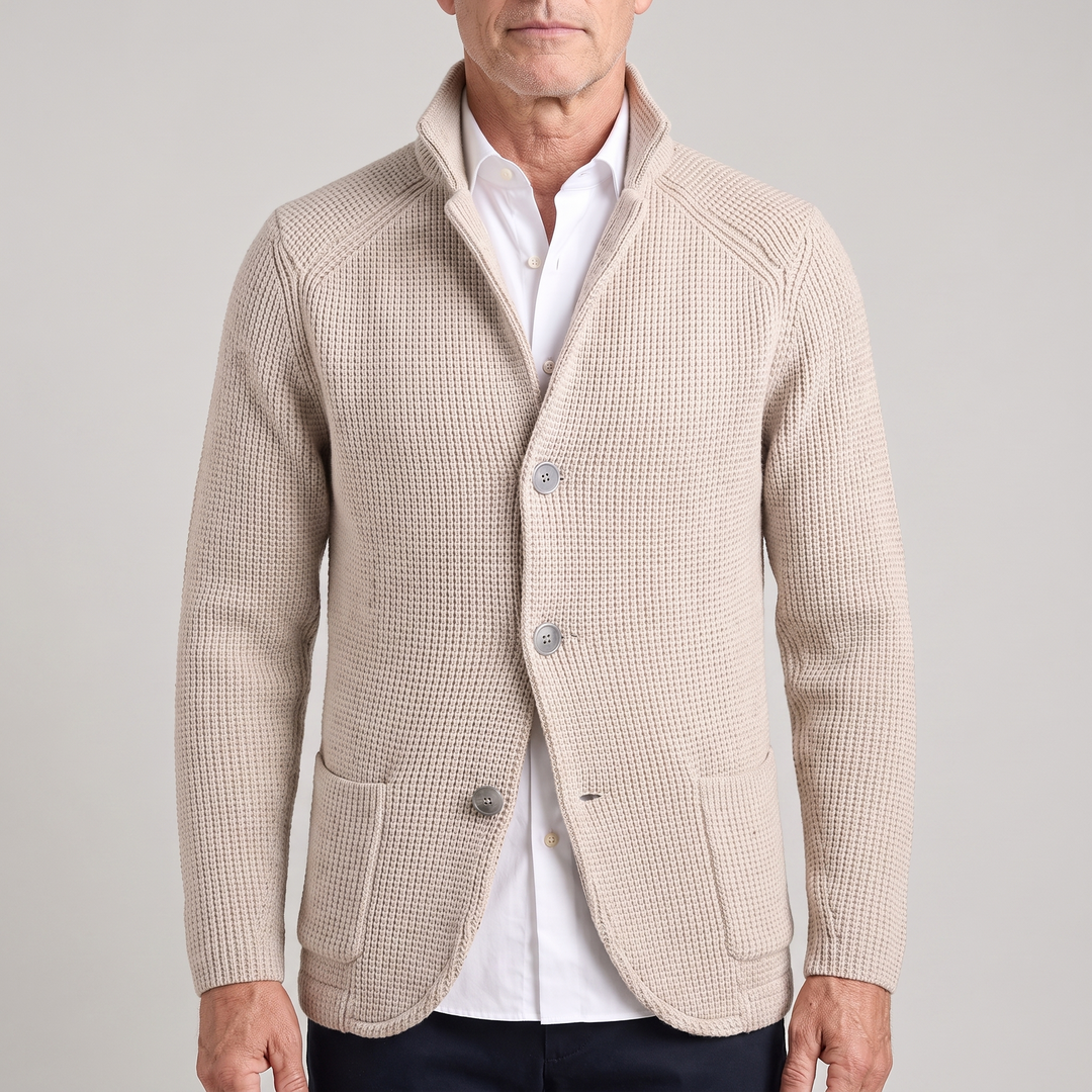 Felix Elegant and Versatile Knit Cardigan for Men - Elena Harper