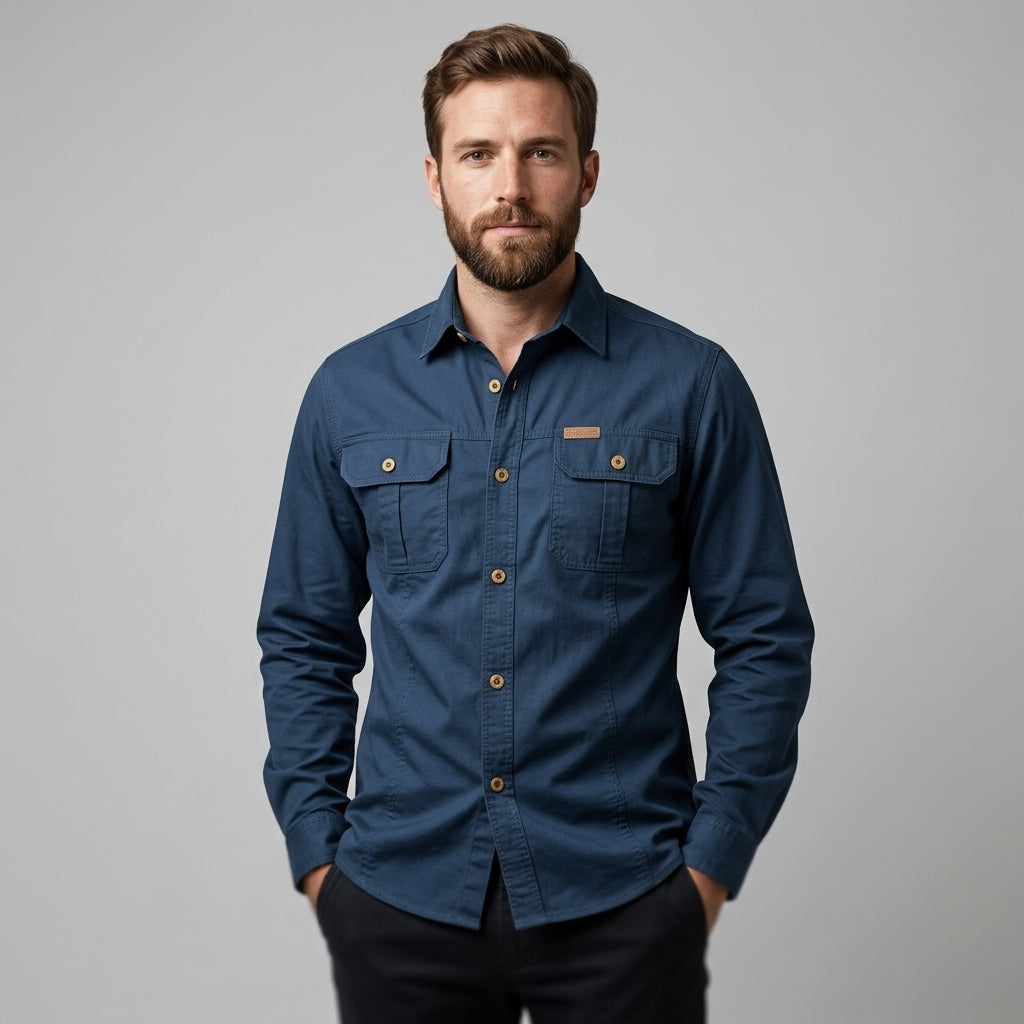 STRUCTURED SHIRT FOR MEN