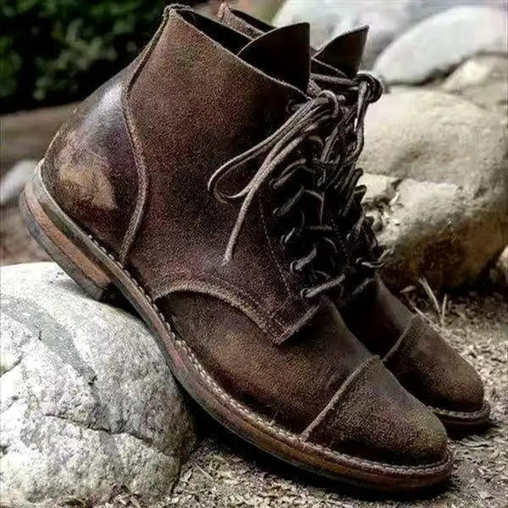 Tristan | Classic Cap-Toe Men's Boots with Comfortable Foot Support