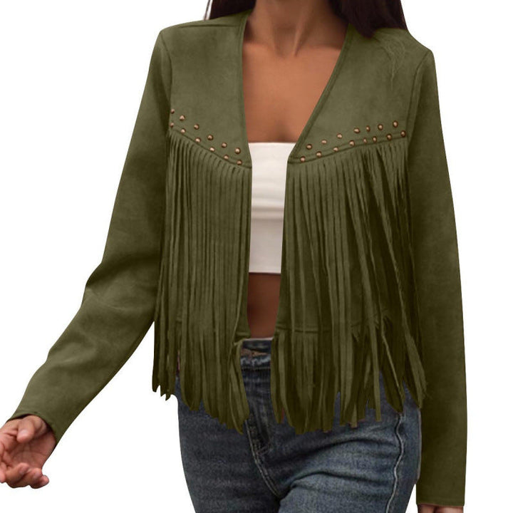 Women's Retro Ethnic Fringe Jacket
