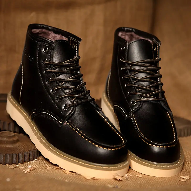 LAURENT MONACO | CLASSIC LACE-UP BOOTS FOR MEN