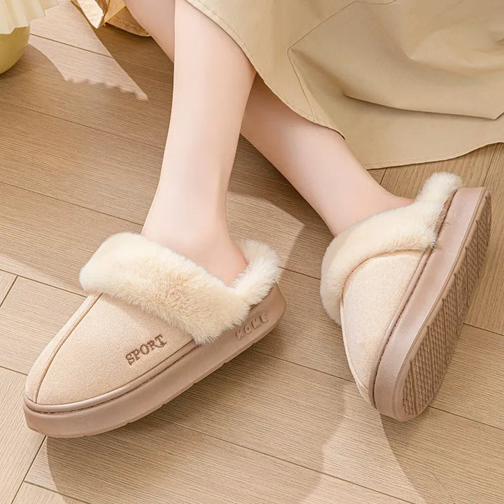 Eva Confort - Women's Slippers with Suede Interior