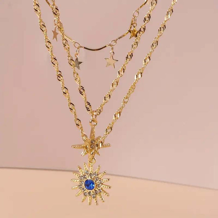 Bohemian Pendant Necklace, view 7 - Elena Harper