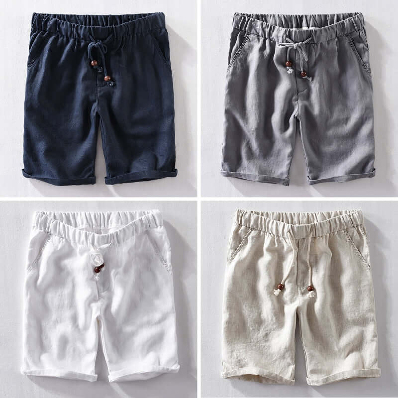 Women's Mid-Rise Casual Shorts with Pockets, view 5 - Elena Harper