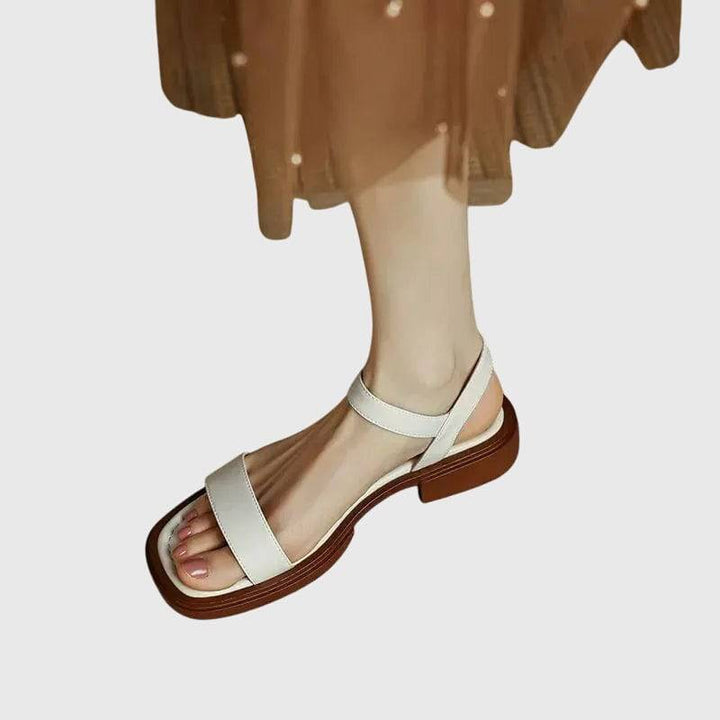Emma & Rose Cape Town Celestia™ soft luxurious fabric sandals with elegant straps and cushioned soles.