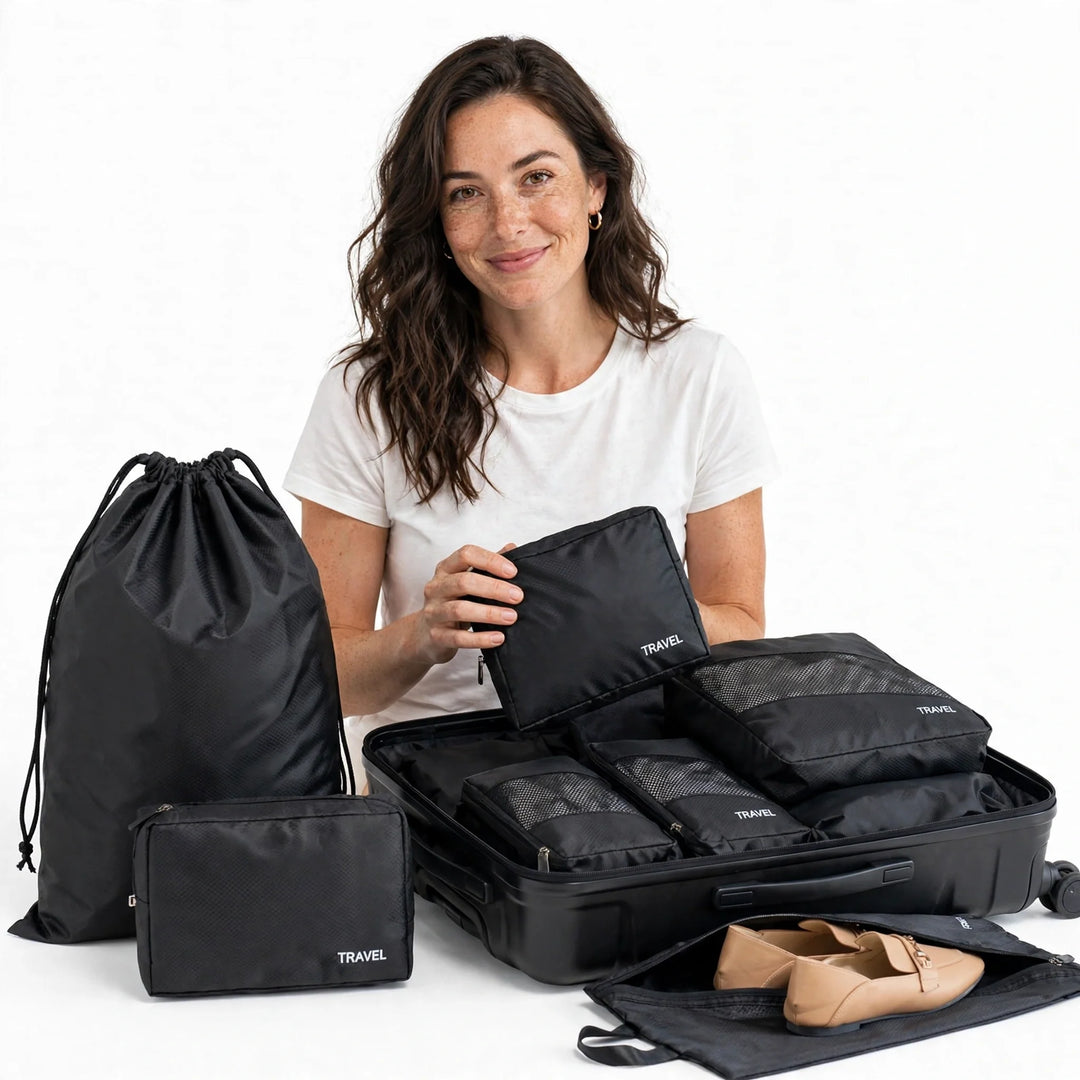 Zip It Down | Compression Packing Cubes 6-Piece Kit