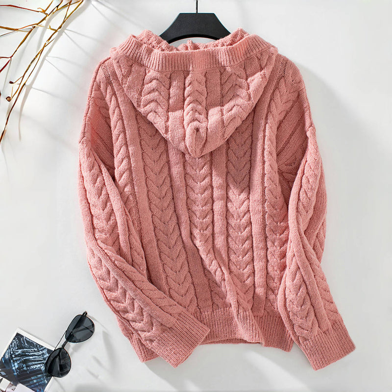Casual Pullover in Twisted Knit