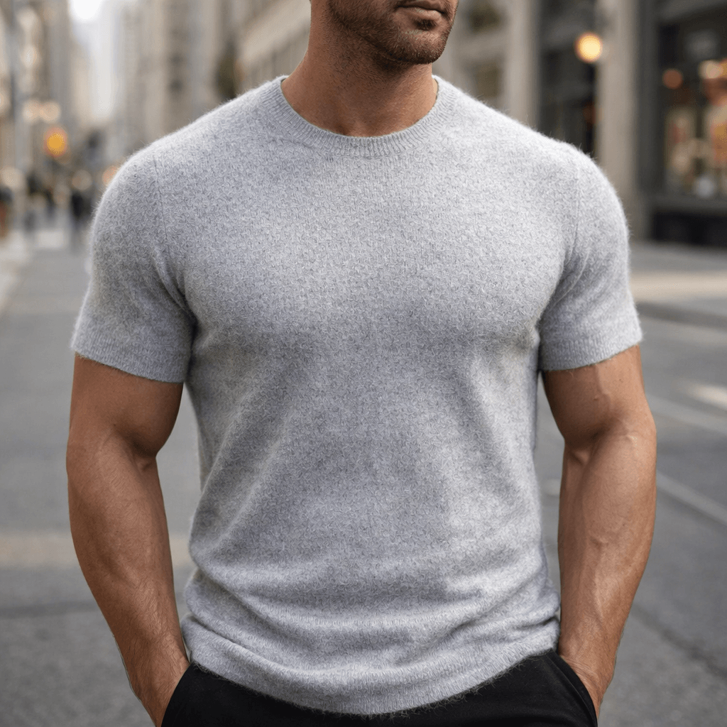 LAURENT MONACO | REFINED MESH T-SHIRT FOR MEN
