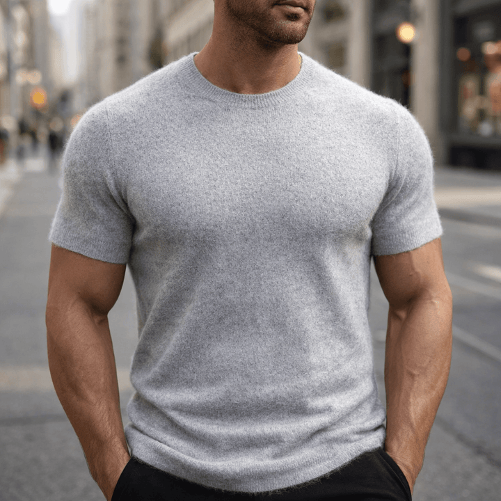 LAURENT MONACO | REFINED MESH T-SHIRT FOR MEN