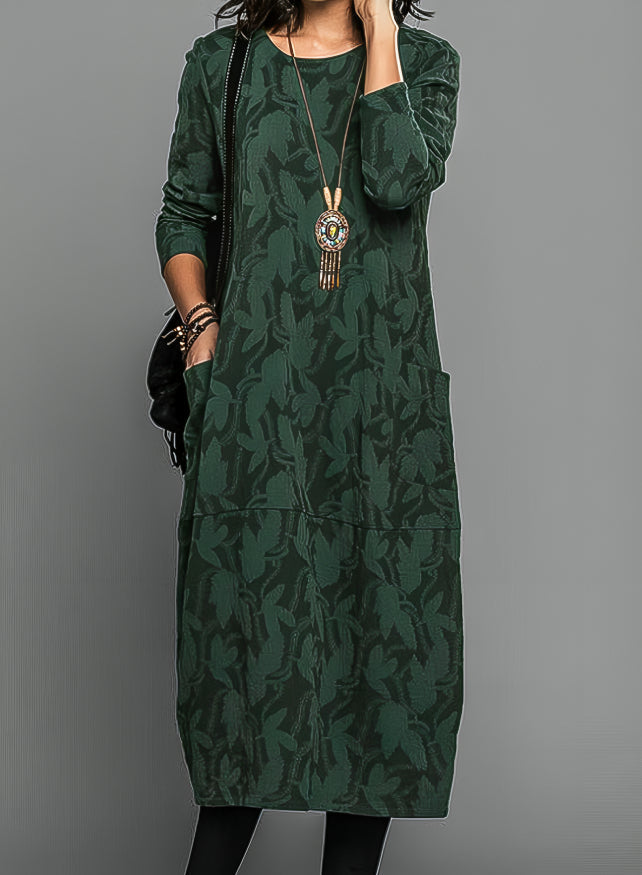 Rosamund | Elegant Winter Maxi Dress