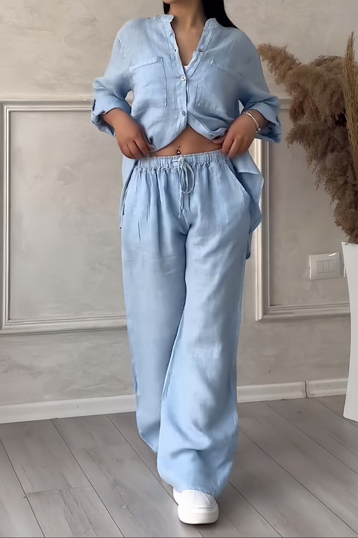 Clara | Airy and Elegant Linen Two-Piece Set