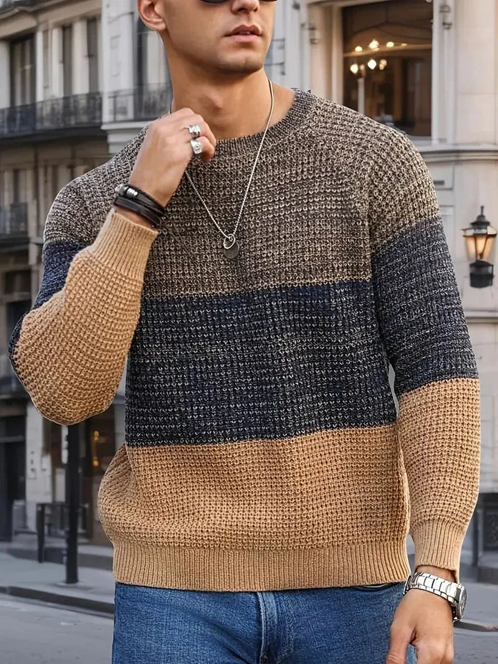 Brit & Boho™️ | The Orion Geometric Knit Sweater