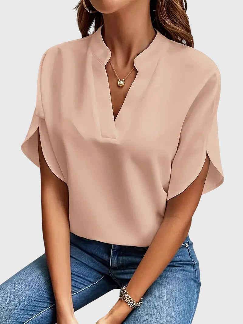 Beatrix™  |  Soft Elegant V-neck Shirt