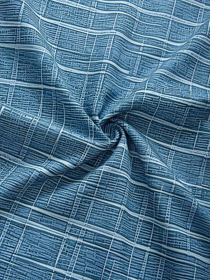 Haroyan Stylish Shirt with Checked Stripe Pattern - Elena Harper
