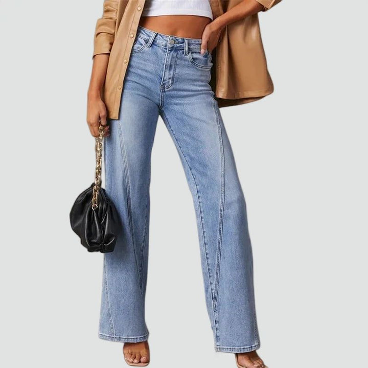 Wide Leg Jeans for Women with High Waist Fit