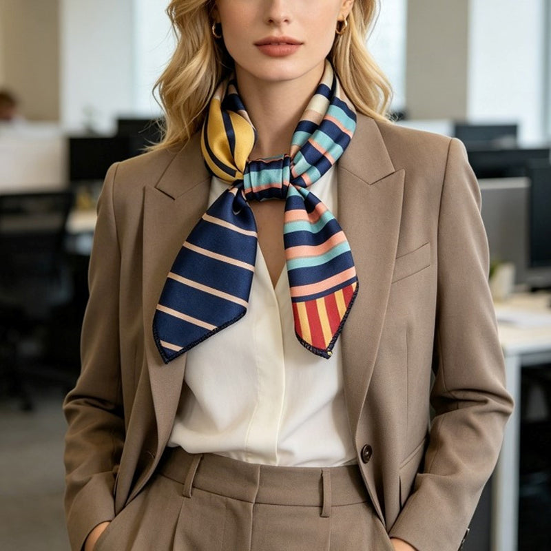 Colorful Striped Scarf