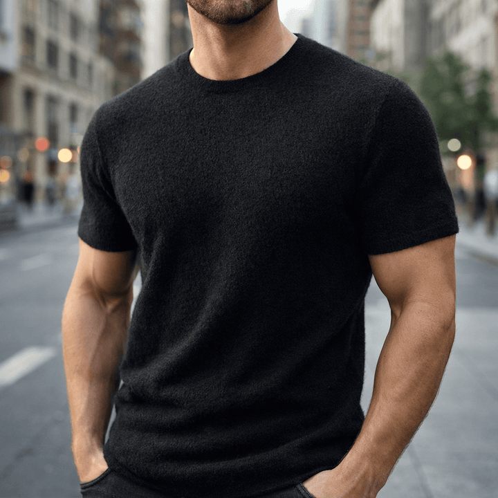 LAURENT MONACO | REFINED MESH T-SHIRT FOR MEN