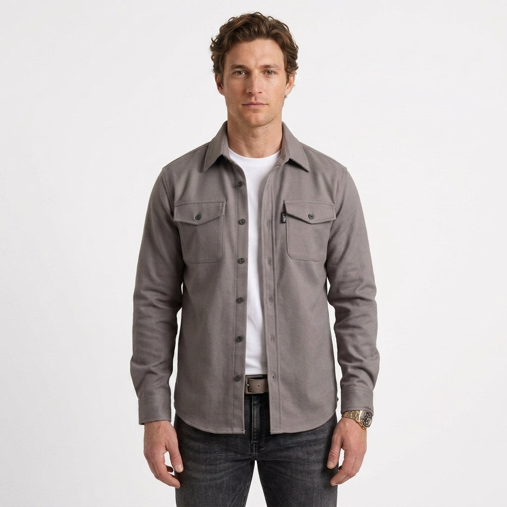 Classic Cotton Blend Shirt for Men