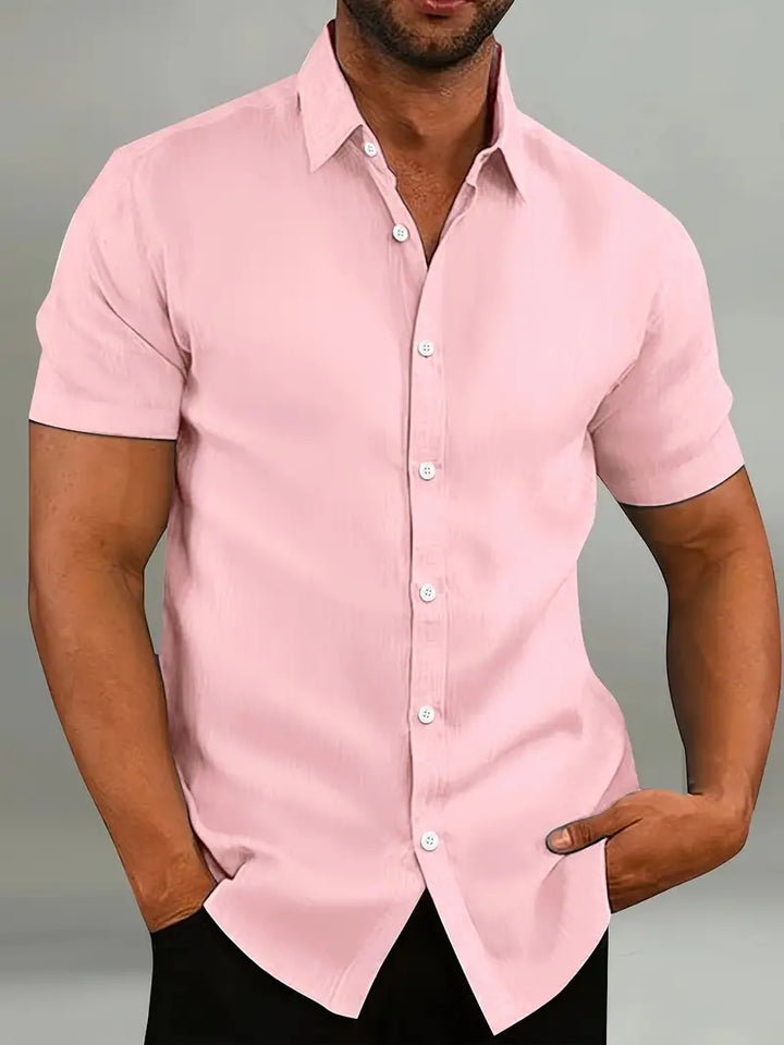 Laurent Monaco Men'S Summer Button-Up Shirt, view 5 - Elena Harper