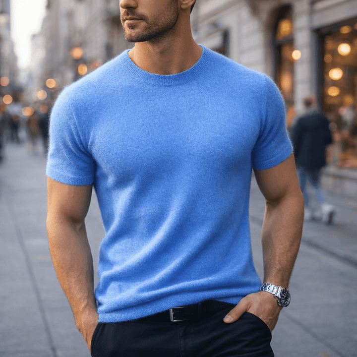 LAURENT MONACO | REFINED MESH T-SHIRT FOR MEN