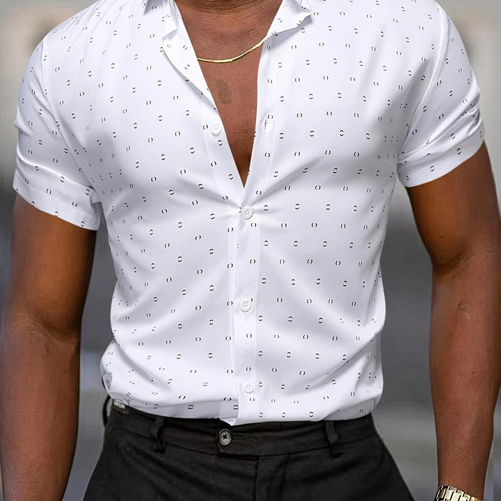 Tropical Print Shirt for Men - Elena Harper