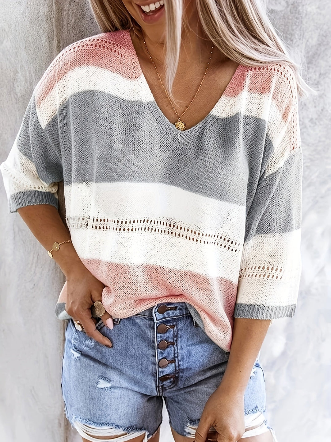 Fine Knit Women's Sweater – Soft, Light, Elegant Style for Everyday
