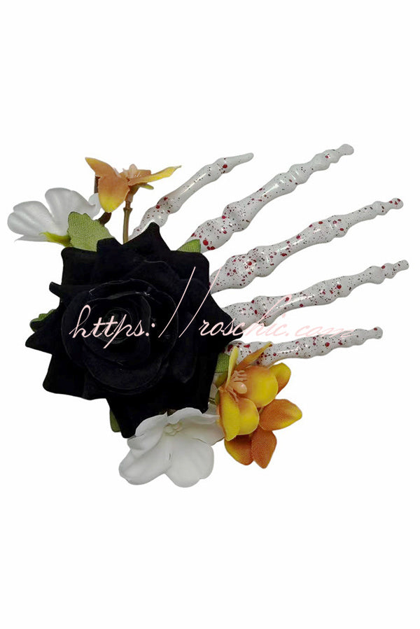 Dark-style Skull Hand Side Hair Clip