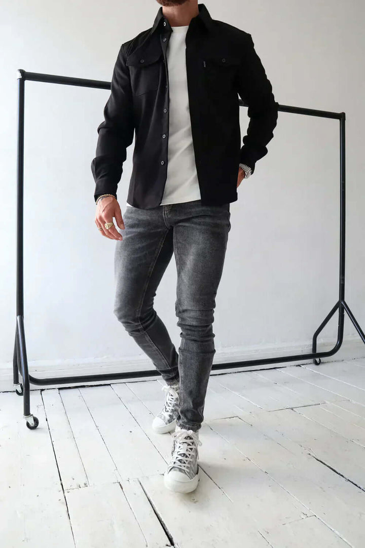 Men's Premium Overshirt Versatile & Stylish, view 5 - Elena Harper