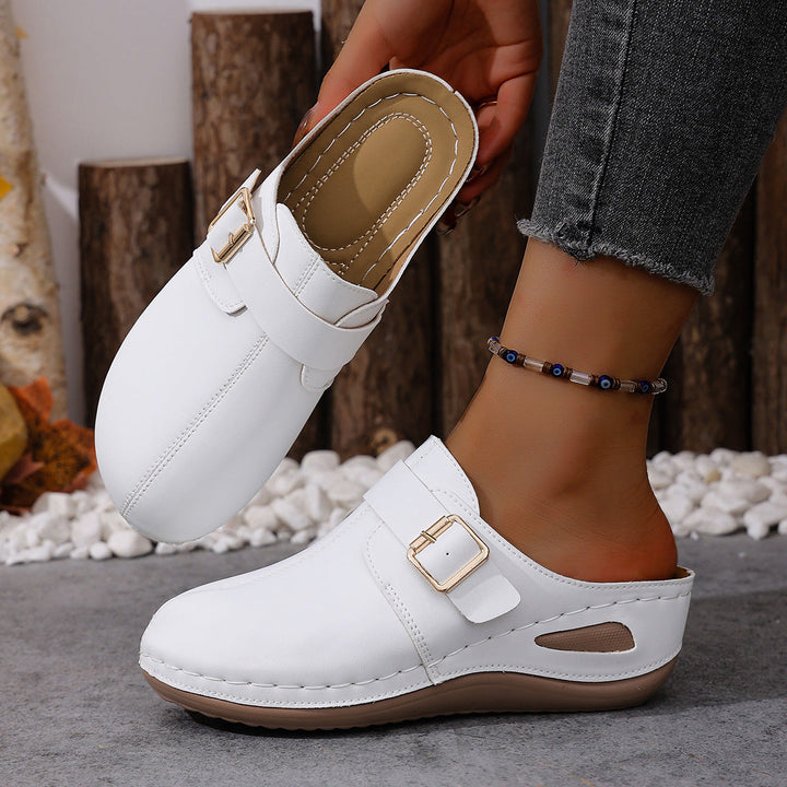 Zartha | Lightweight Summer Slippers with Buckle Detail