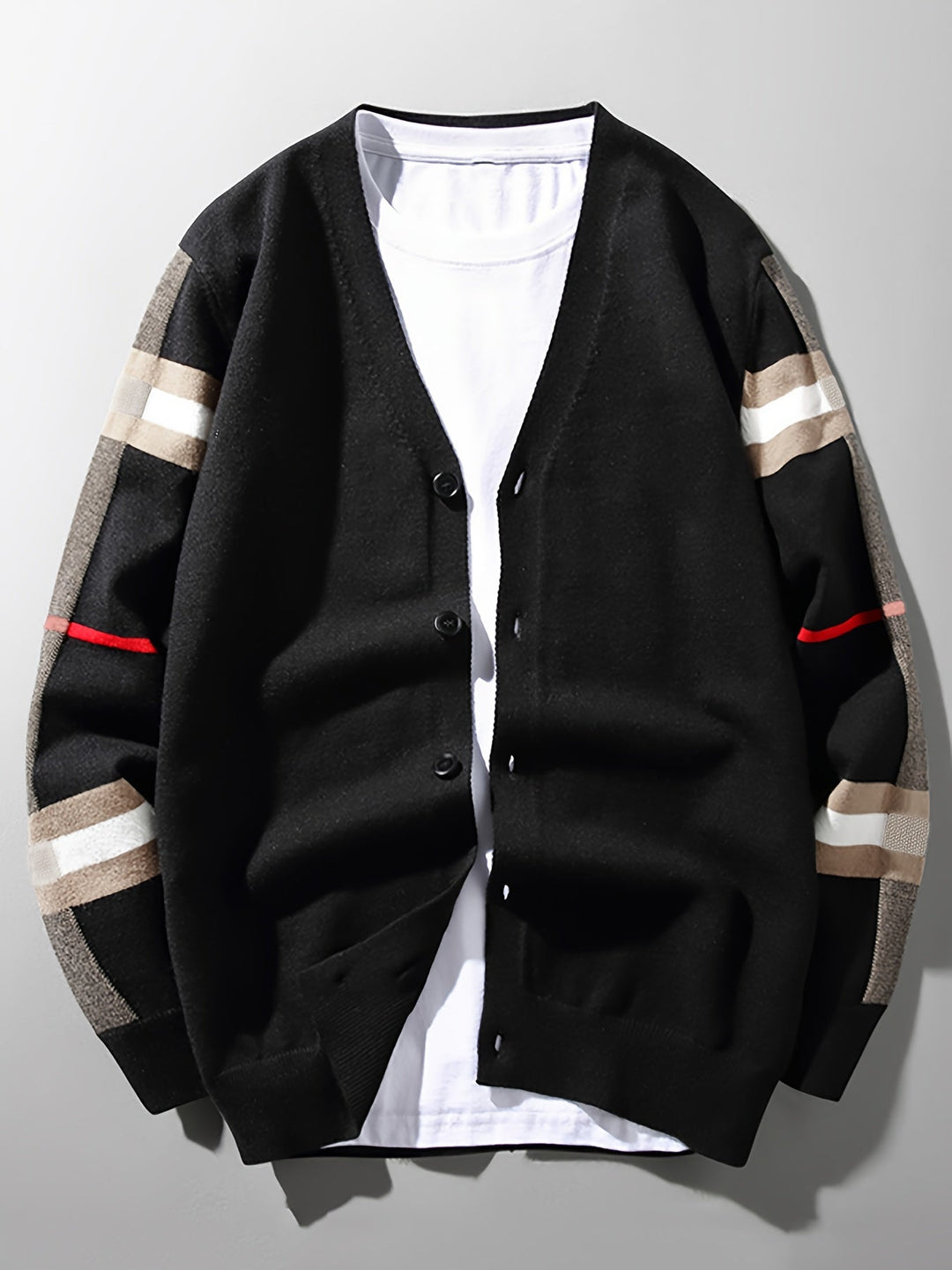 Men's Handcrafted Button Cardigan - Regular Fit for Timeless Style