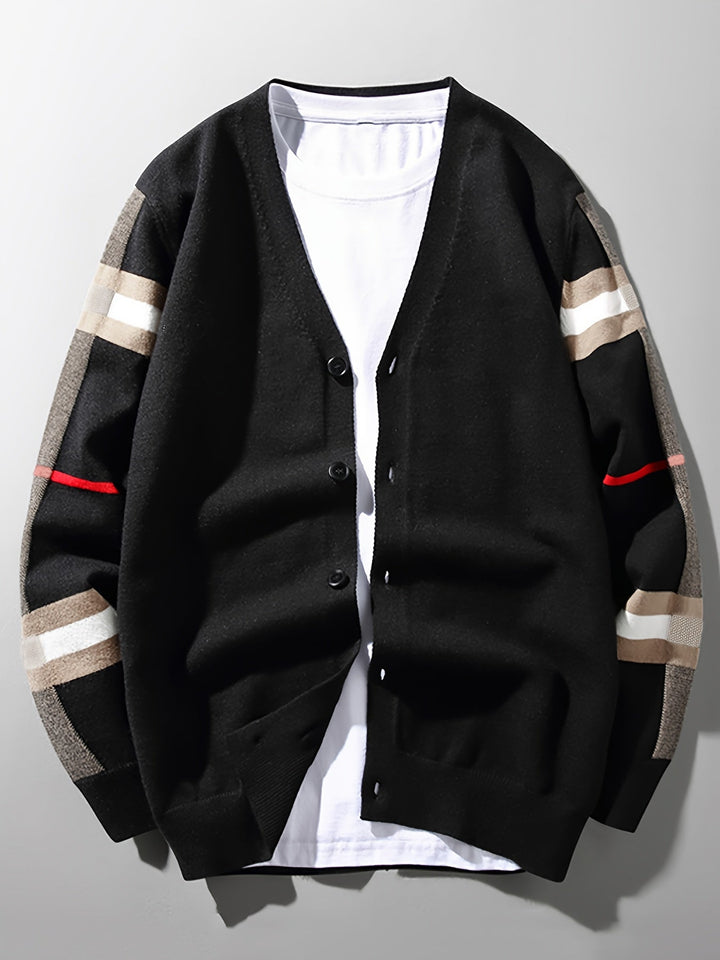 Men's Handcrafted Button Cardigan - Regular Fit for Timeless Style