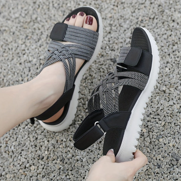 Marlene lightweight comfort sandals with footbed, view 8 - Elena Harper