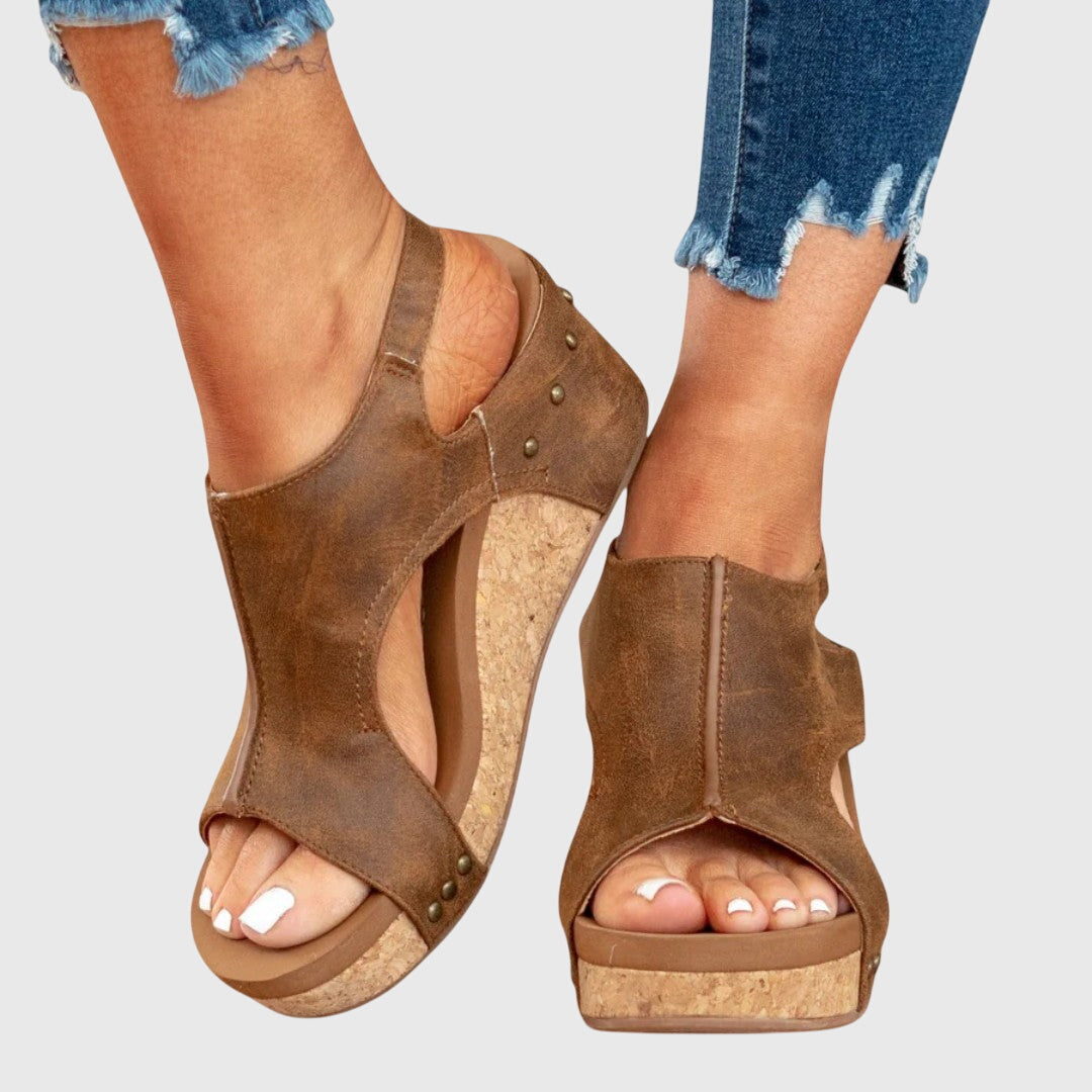Bella | Dames Orthopedische Platform Sandalen