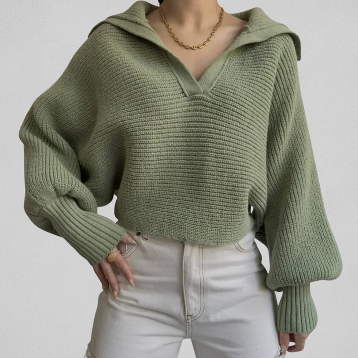 Women's V-Neck Sweater - Soft and Easy