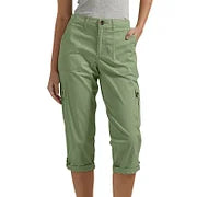 Harper Casual Cargo Pants with Mid-Rise Waist and Pleats - Elena Harper