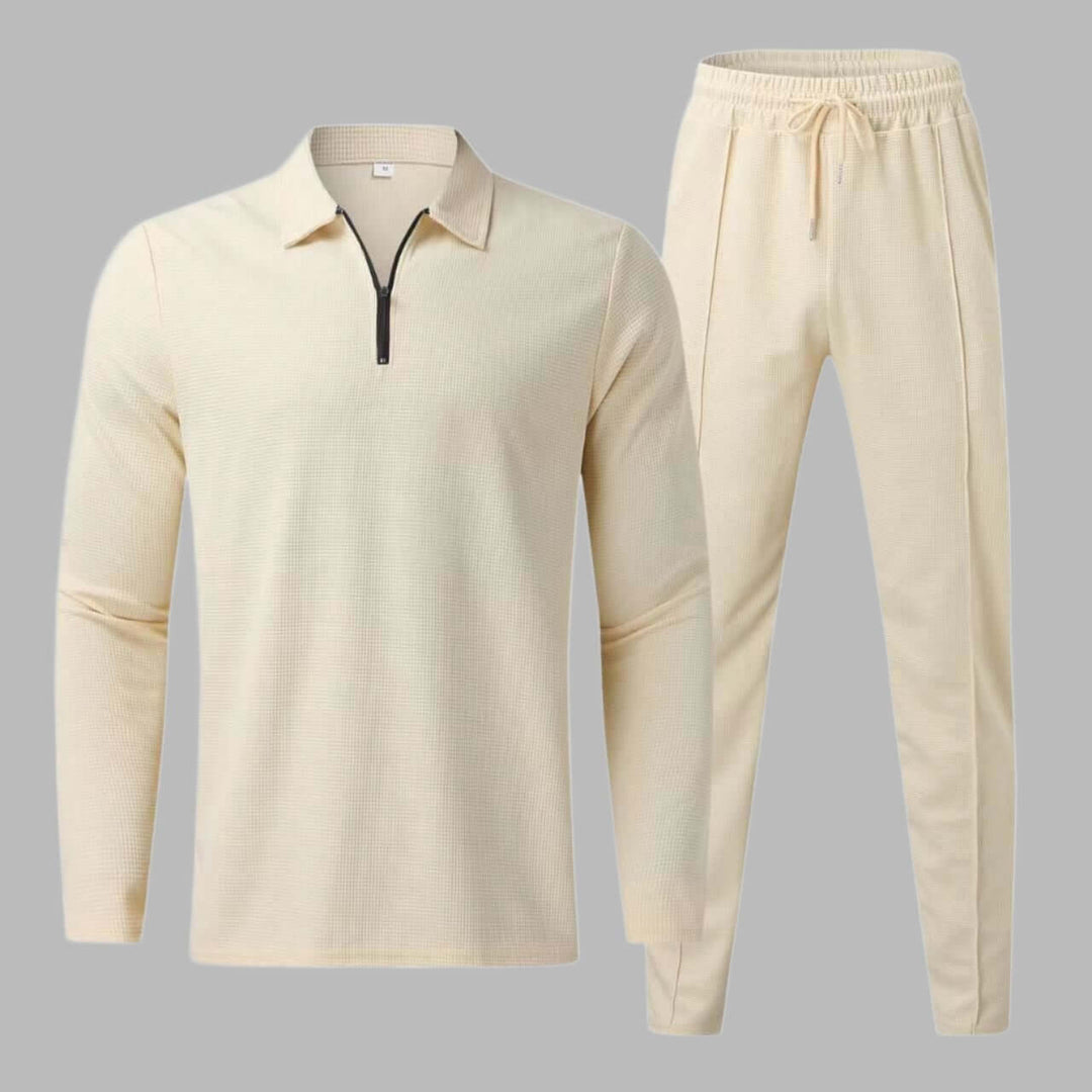 Men's Polo Shirt & Sweatpants Set - Elena Harper