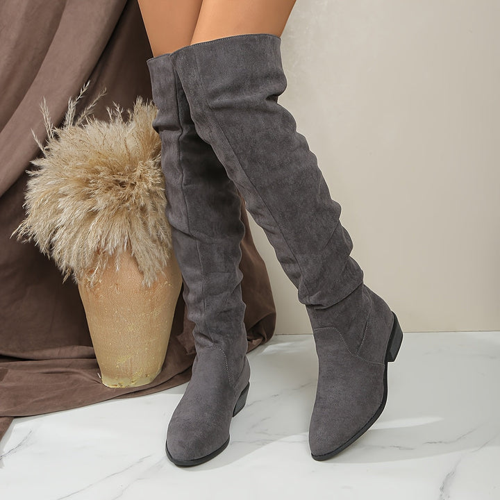Fashionable, Versatile Over-the-Knee Women's Boots, view 10 - Elena Harper