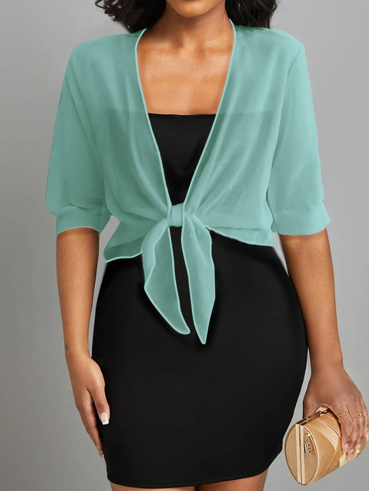 Katie – Airy Blouse with Open Front