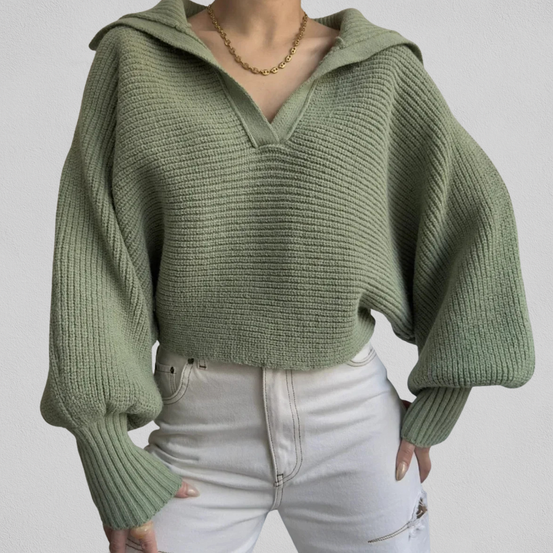Women's V-Neck Sweater - Soft and Easy