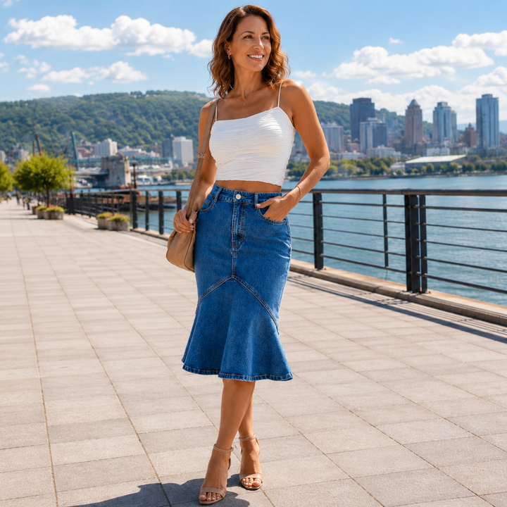 Ivessa™ | High Waisted Tummy Control Skirt