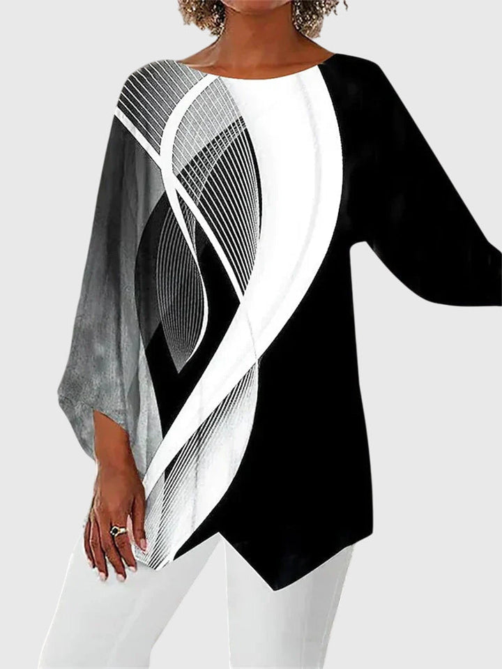 Alayah™  |  Elegant Crew Neck Top