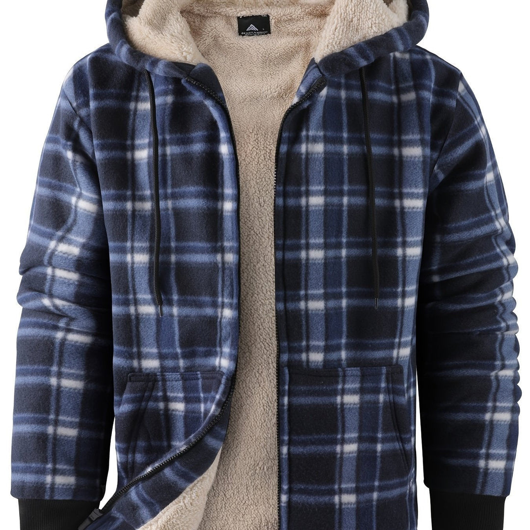 Klara | Cozy and Warm Flannel Hooded Jacket