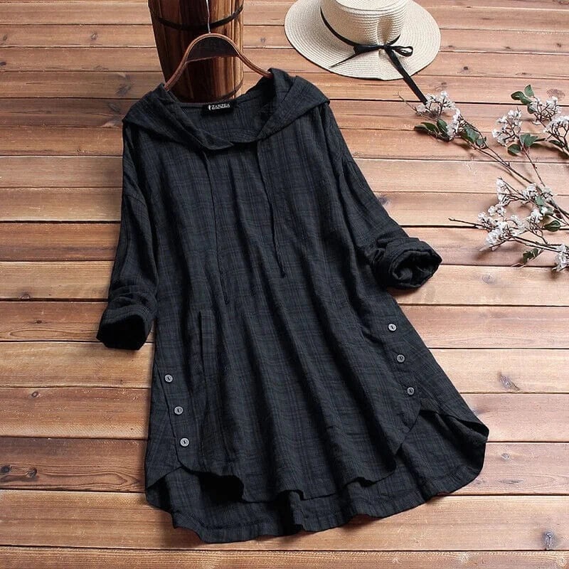 Women's Boho Chic Tunic Hoodie for Effortless Comfort