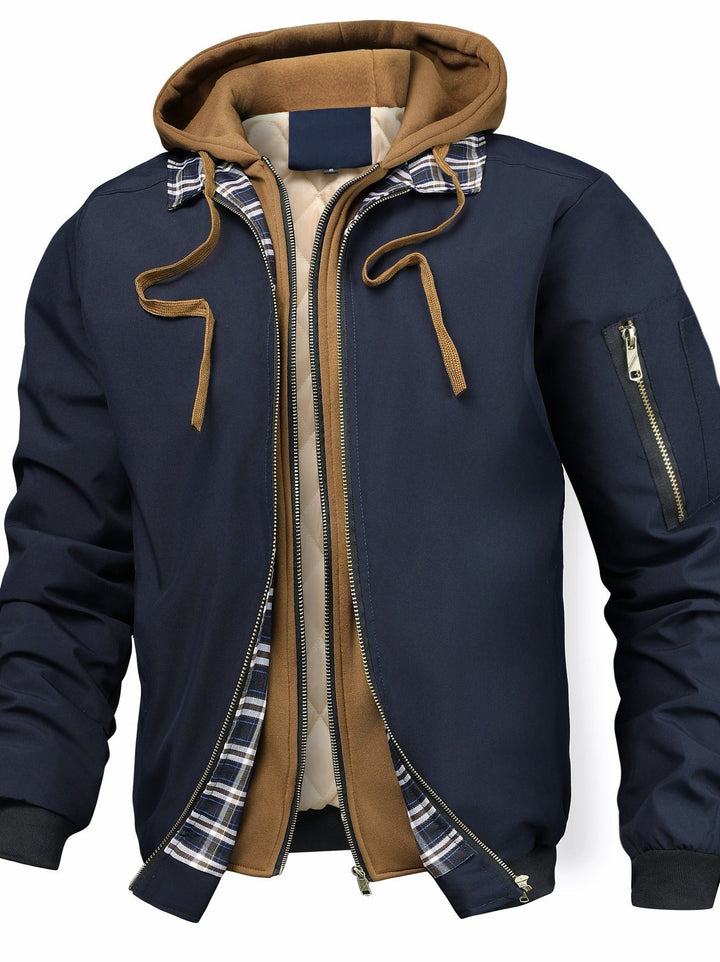 LAURENT MONACO | MEN'S PADDED BOMBER JACKET