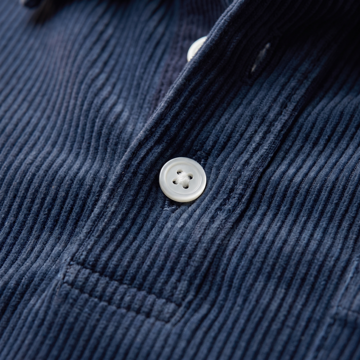 Florian | Elegant Cord Polo Shirt Made of Soft Cotton