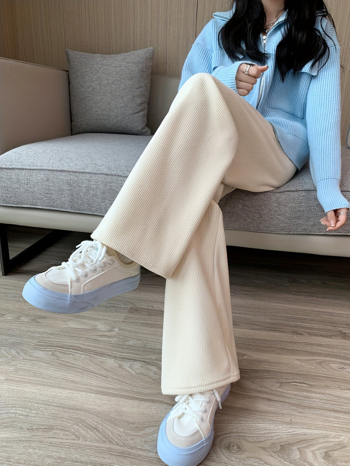 Ruth Cozy Wide-Leg Lounge Pants, view 10 - Elena Harper