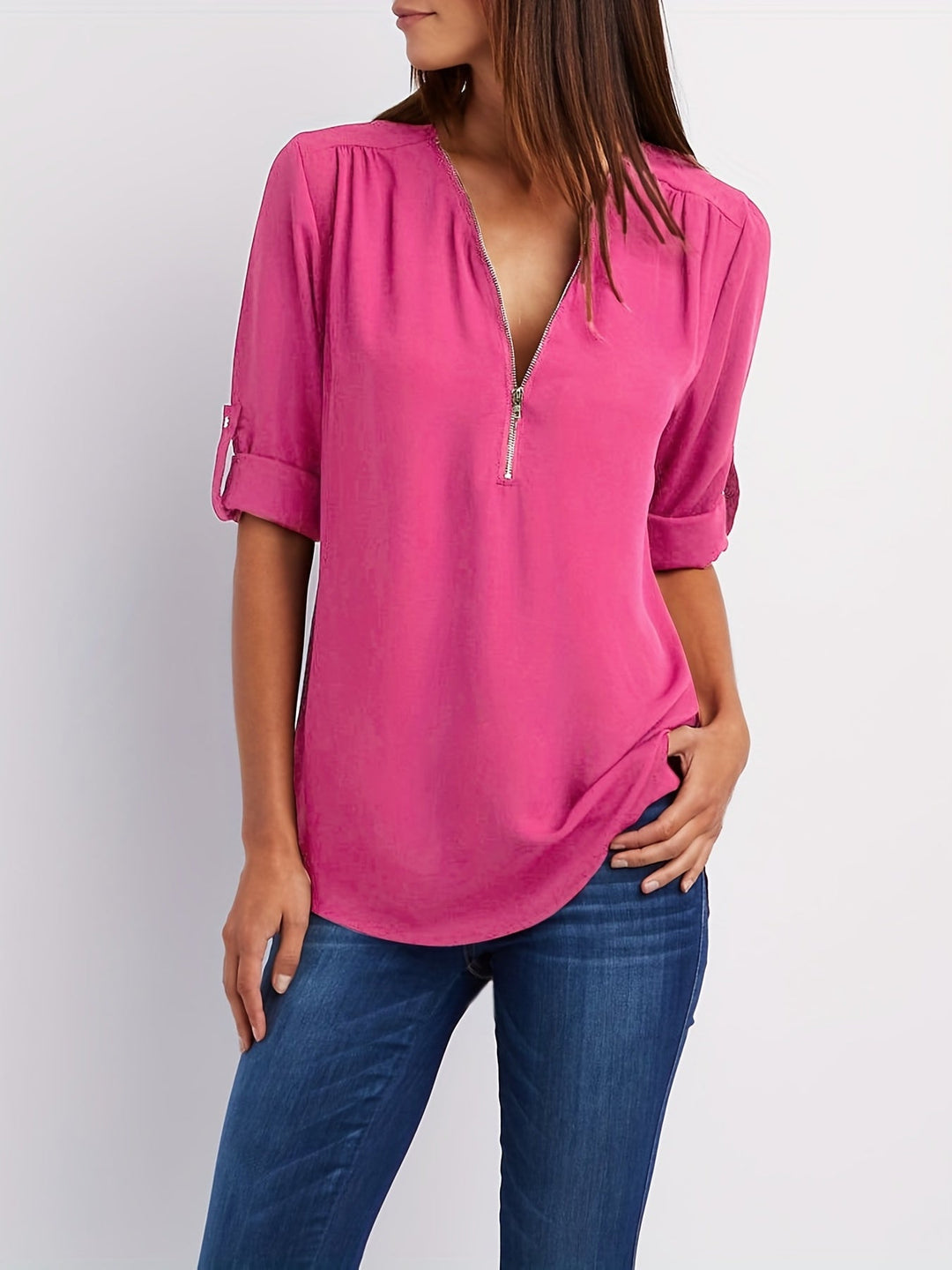 BLouse with Zipper for Women